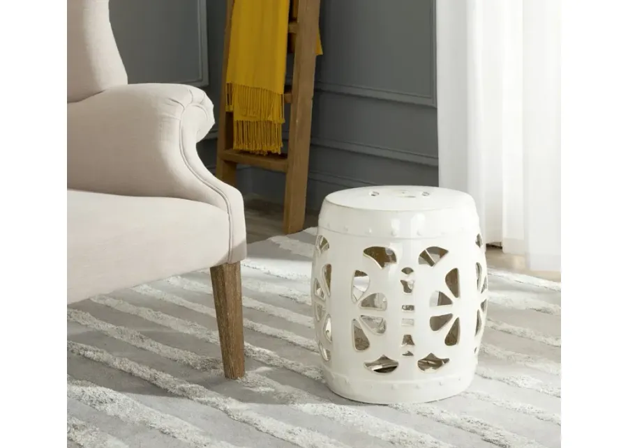 Stencil Outdoor Blossom Garden Stool