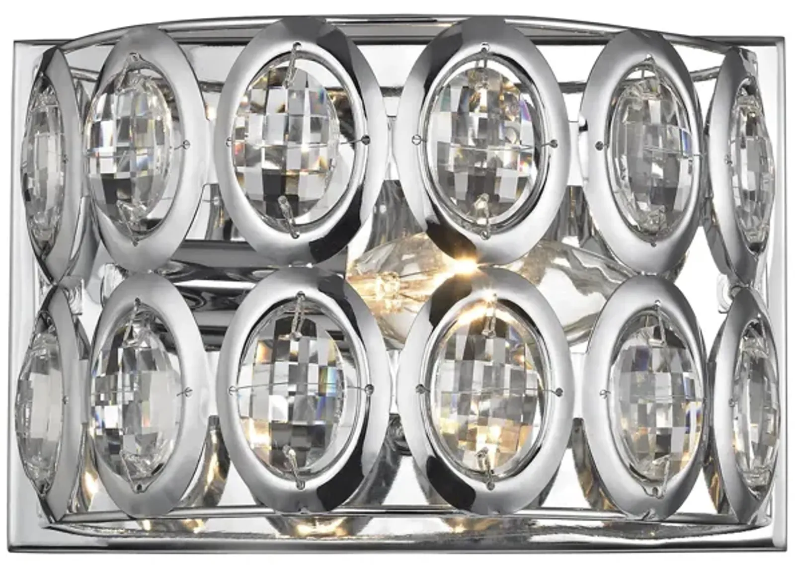 Tessa 8'' Wide 1-Light Vanity Light - Polished Chrome