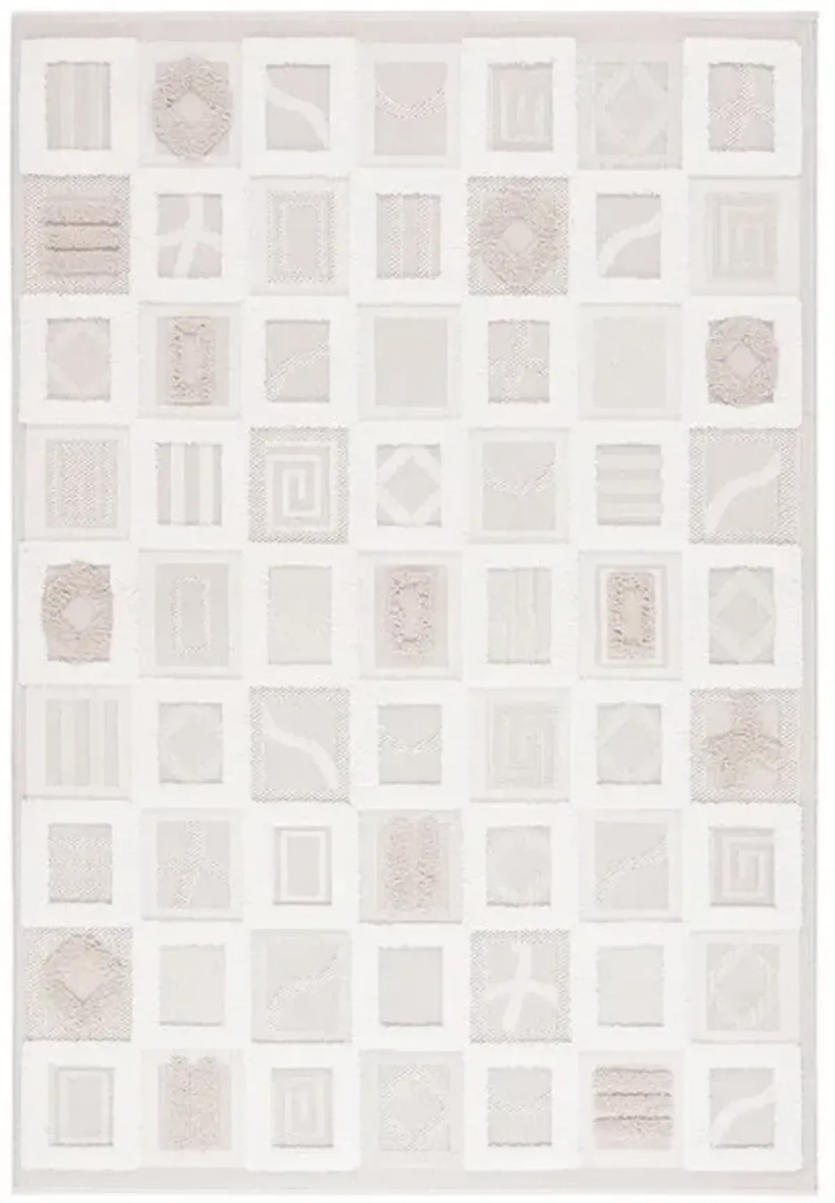 TRENDS 108 Beige 4' X 6' Small Rectangle Rug