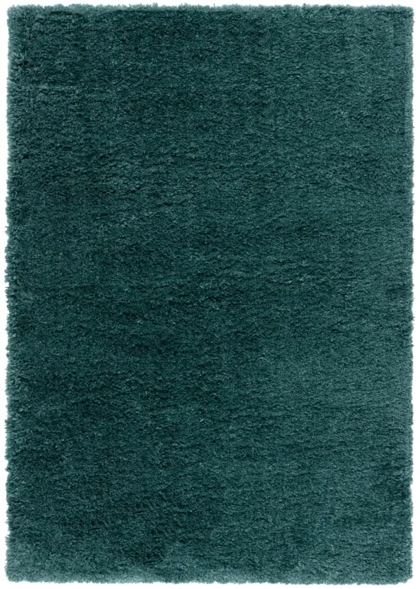 FONTANA SHAG 800 DARK GREEN 9' x 12' Large Rectangle Rug
