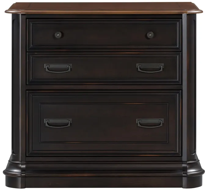 Roanoke Black File Cabinet