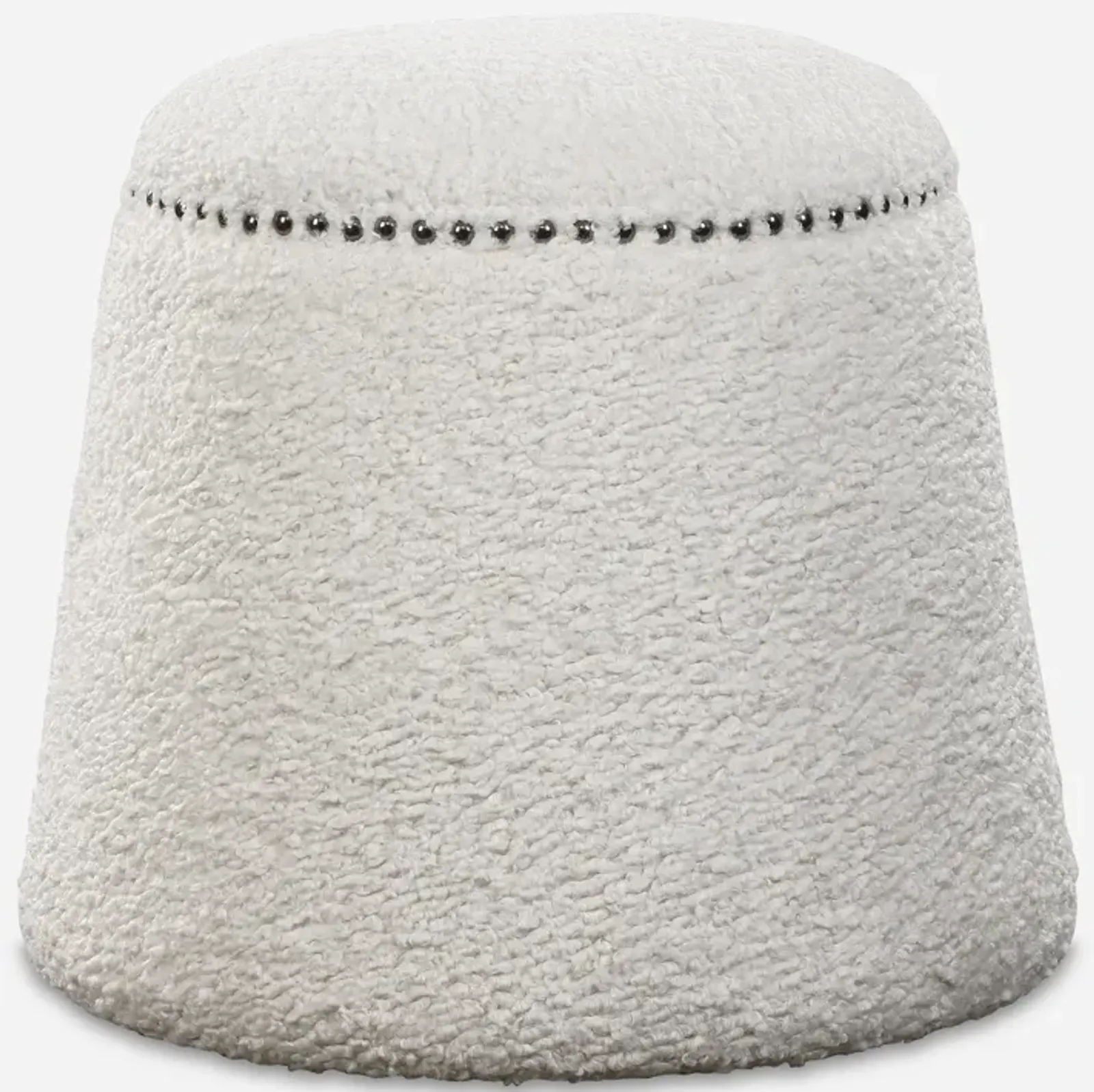 Gumdrop White Ottoman 