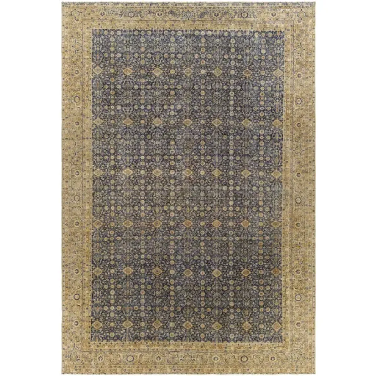 Antique One of a Kind AOOAK-1262 9'4" x 13'9" Handmade Rug