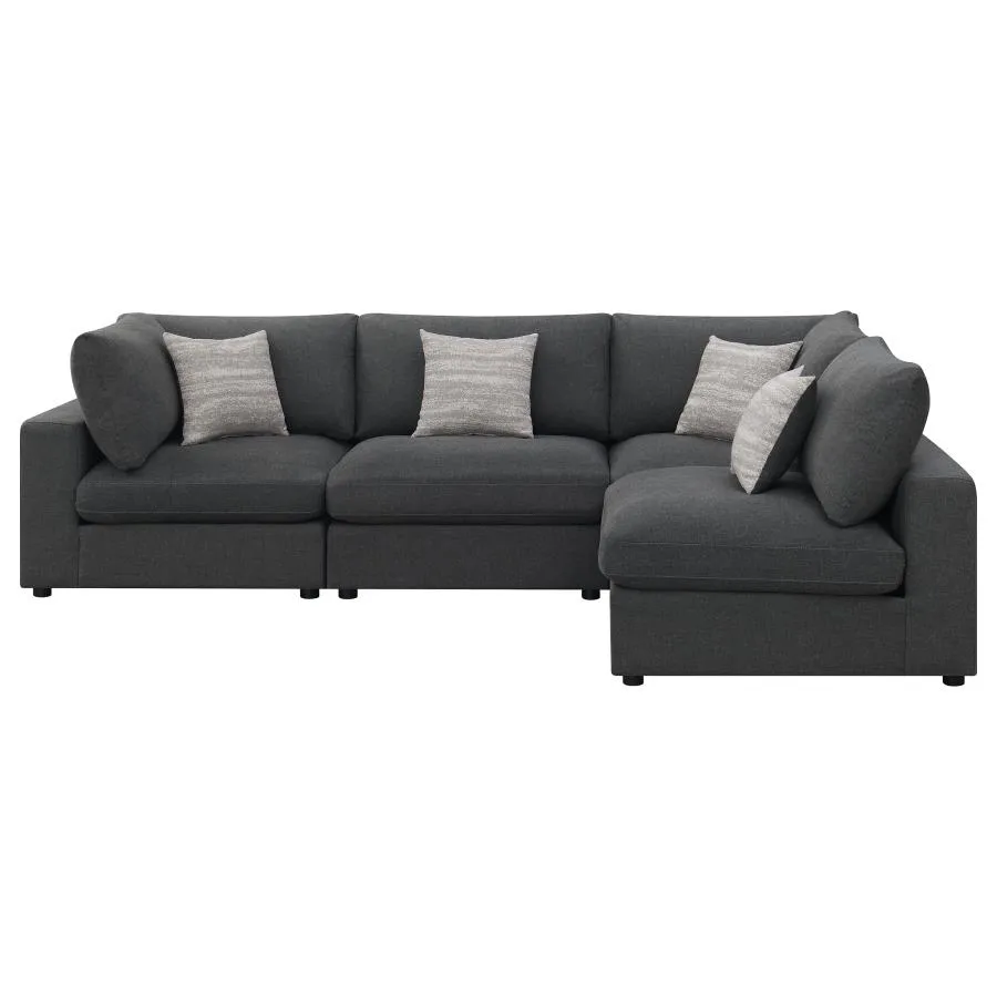 Ballyhea 4-Piece Upholstered Modular Sectional