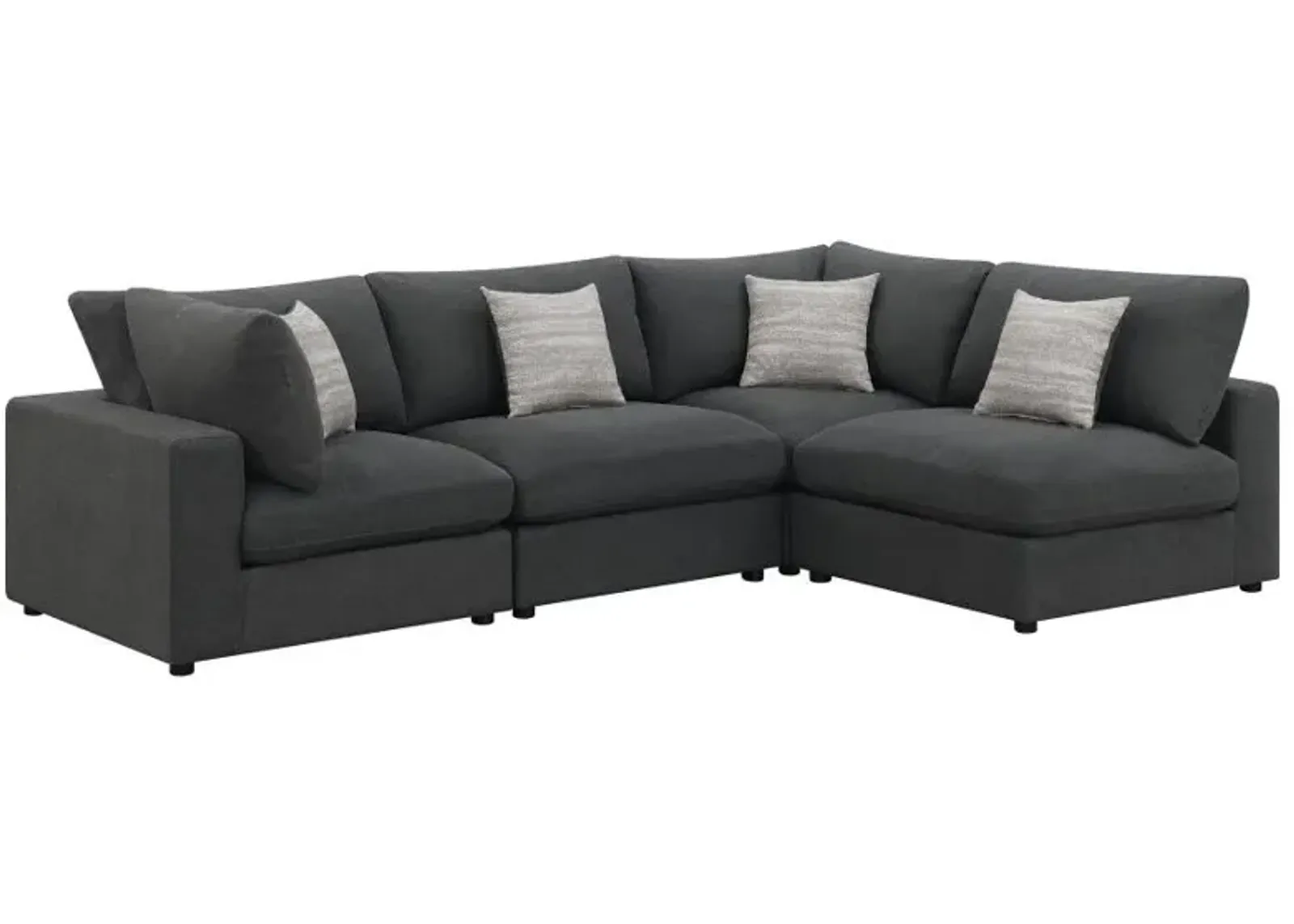 Ballyhea 4-Piece Upholstered Modular Sectional