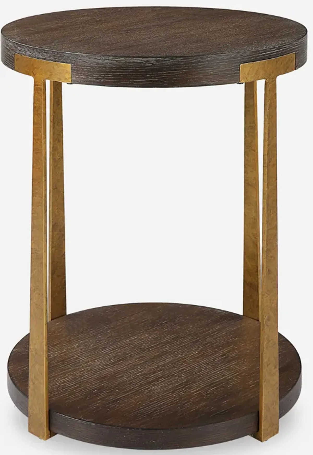 Palisade Round Wood Side Table