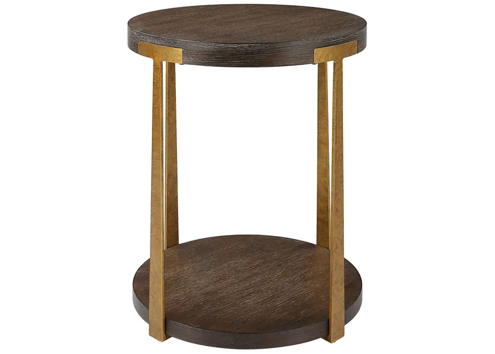 Palisade Round Wood Side Table