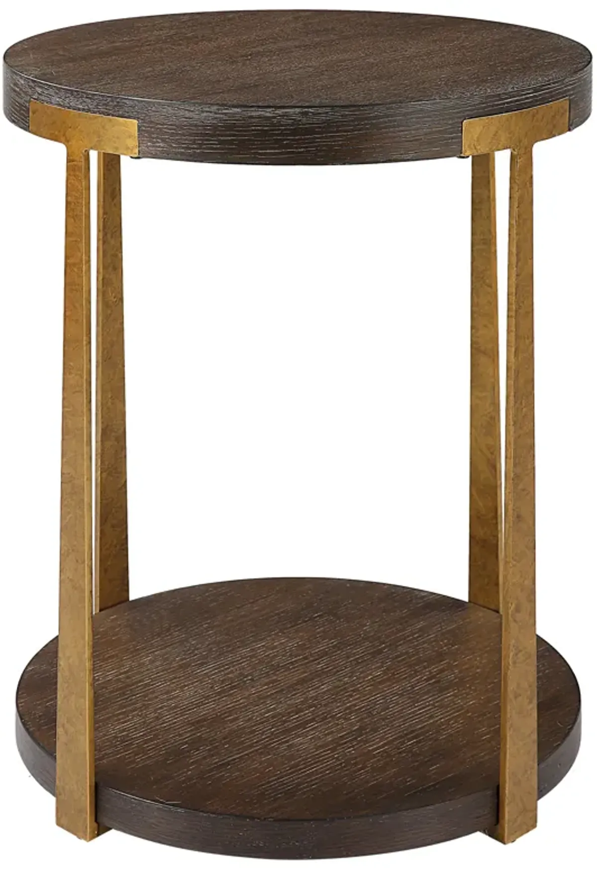 Palisade Round Wood Side Table