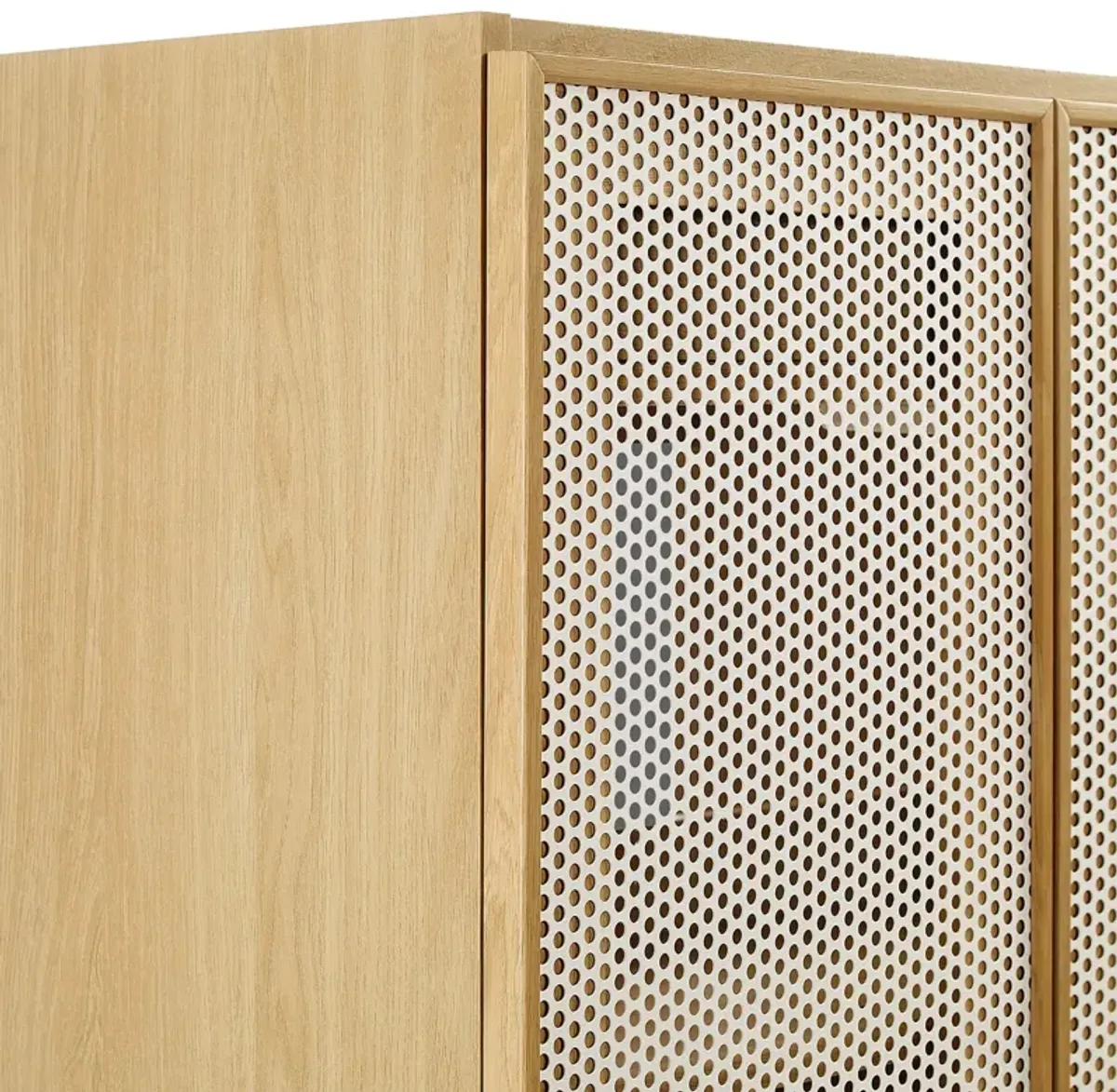 Calla 24" Perforated Metal Bathroom Vanity Cabinet (Sink Basin Not Included) by Modway