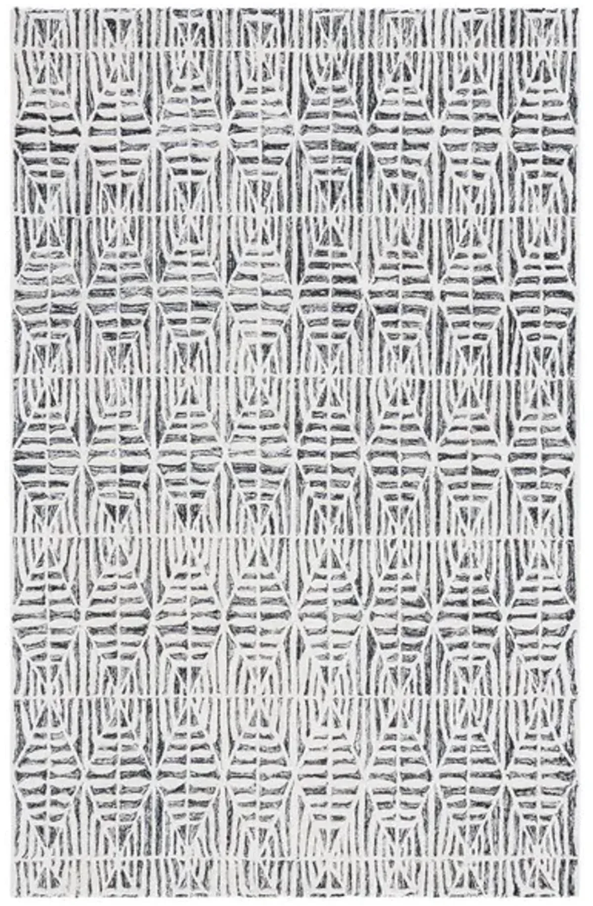 EBONY 110 Black  3' X 5' Small Rectangle Rug