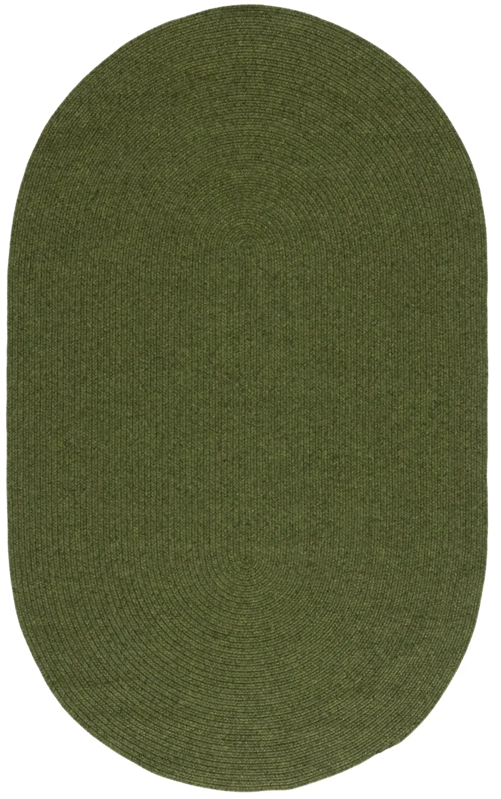 BRAIDED Hand Woven 10' x 14' Oval area rug