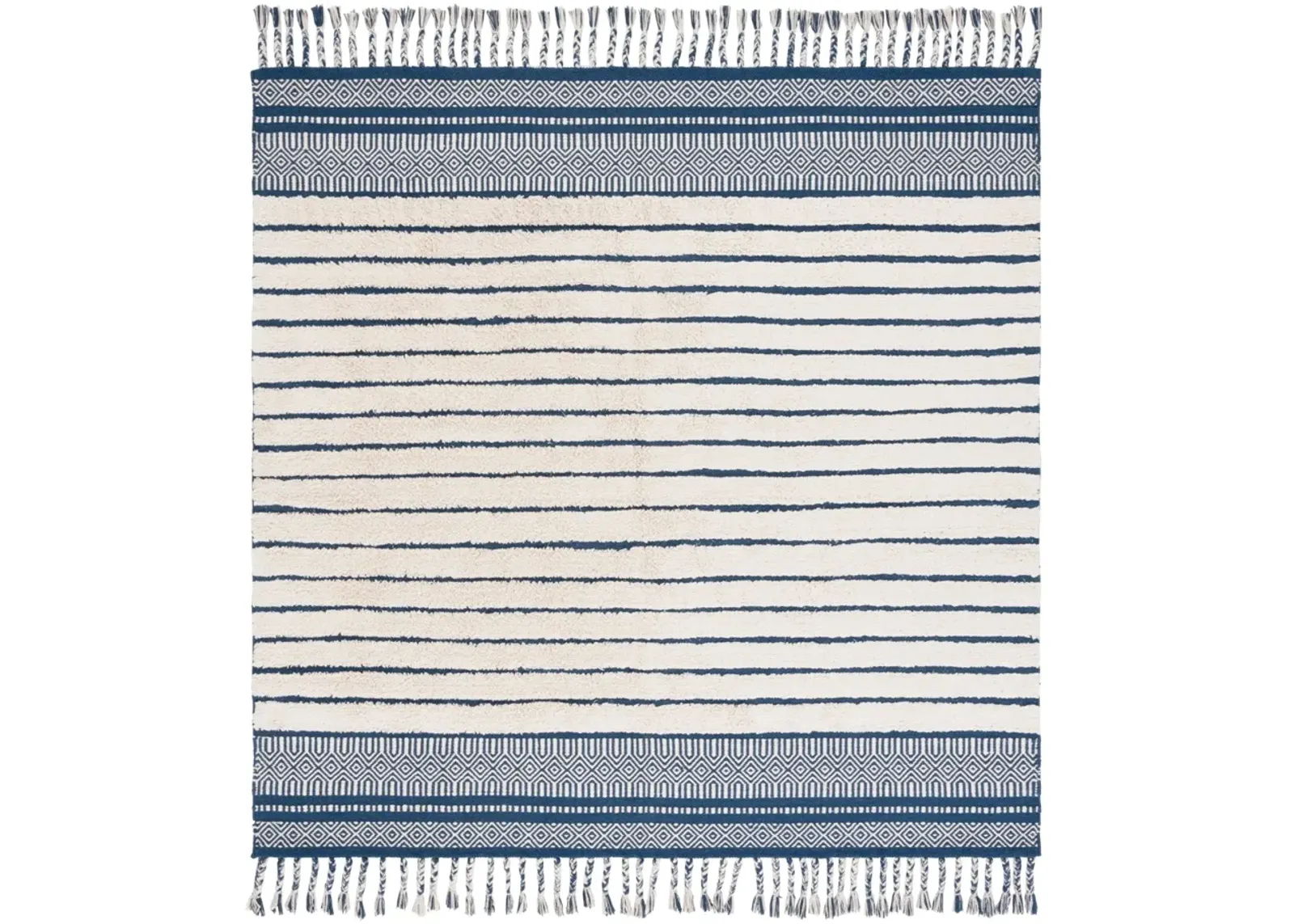 KILIM COLLECTION 401 BLUE  6' x 6' Square Square Rug