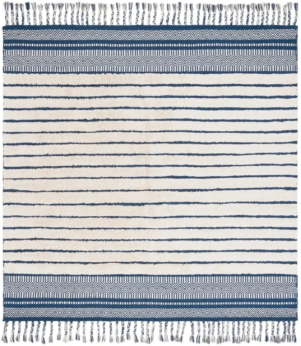 KILIM COLLECTION 401 BLUE  6' x 6' Square Square Rug