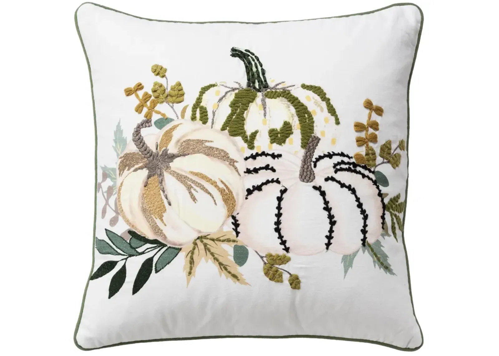 HARVEST 2022 Pumpkin Green Pillow