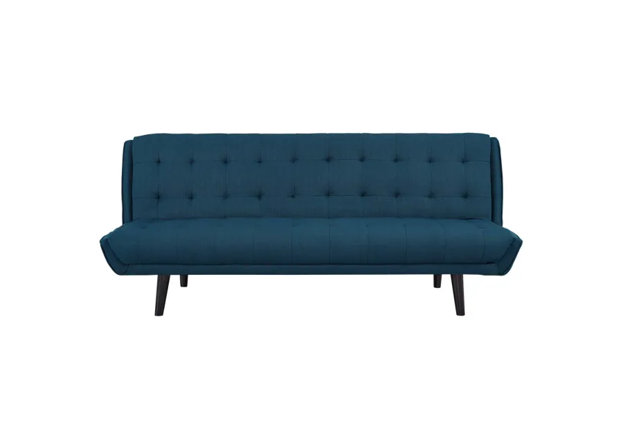 Glance Tufted Convertible Fabric Sofa Bed