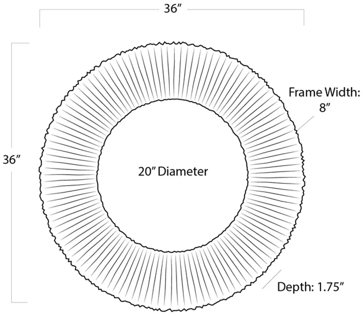 Slate Mirror Round