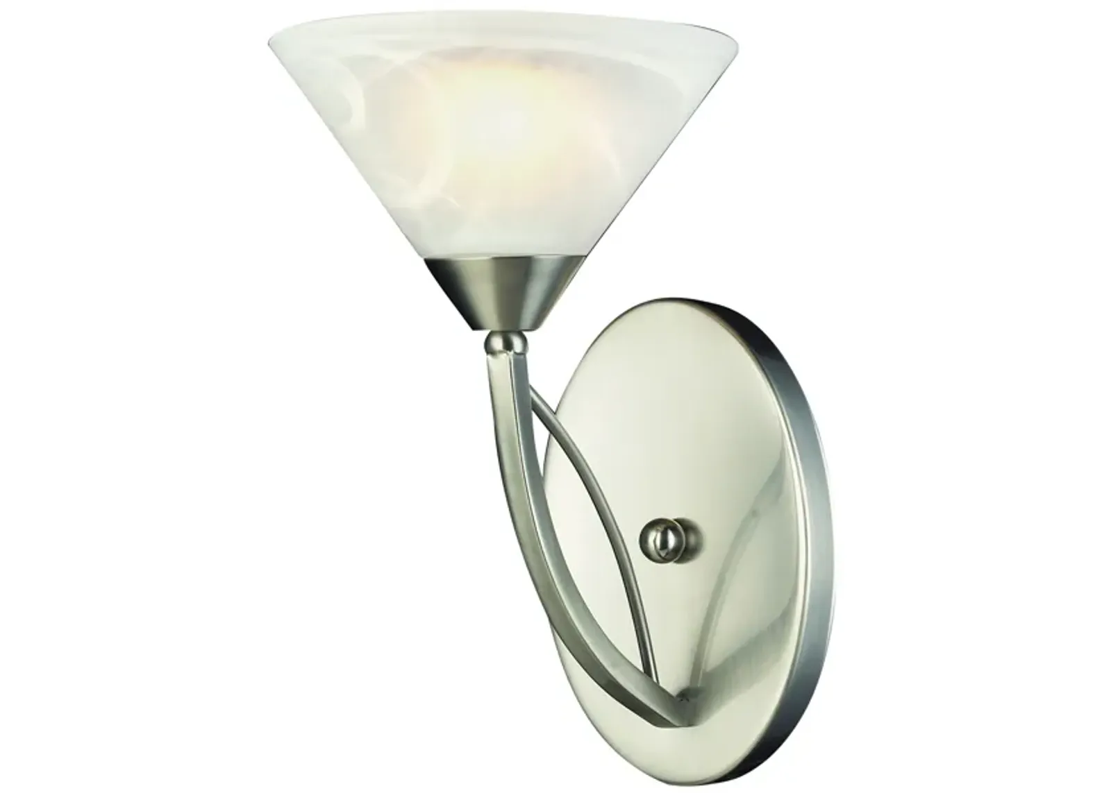 Elysburg 12" High 1-Light Sconce - Satin Nickel