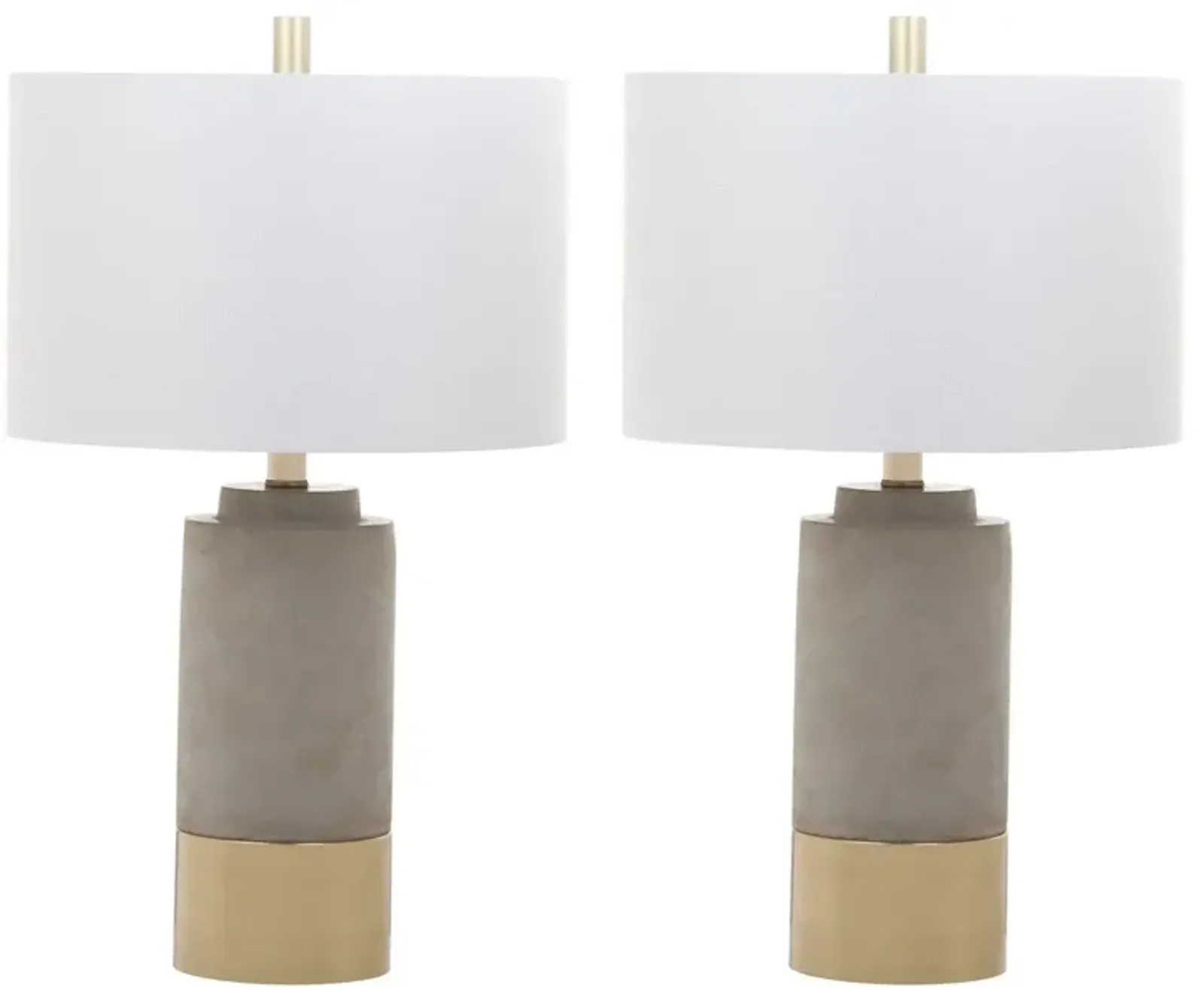 Brown Table Lamp - Set of 2