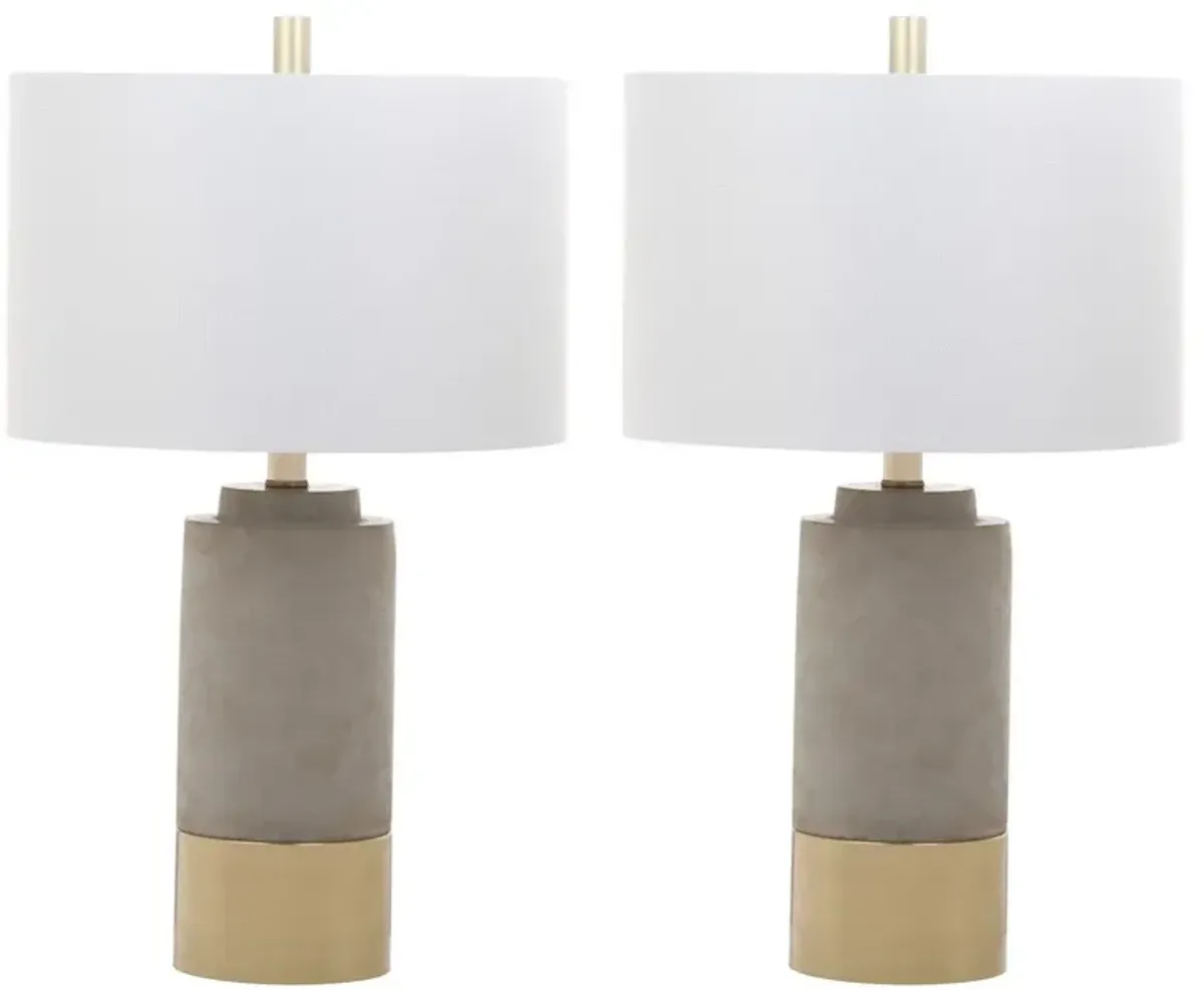 Brown Table Lamp - Set of 2