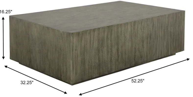 Kareem Modern Gray Coffee Table