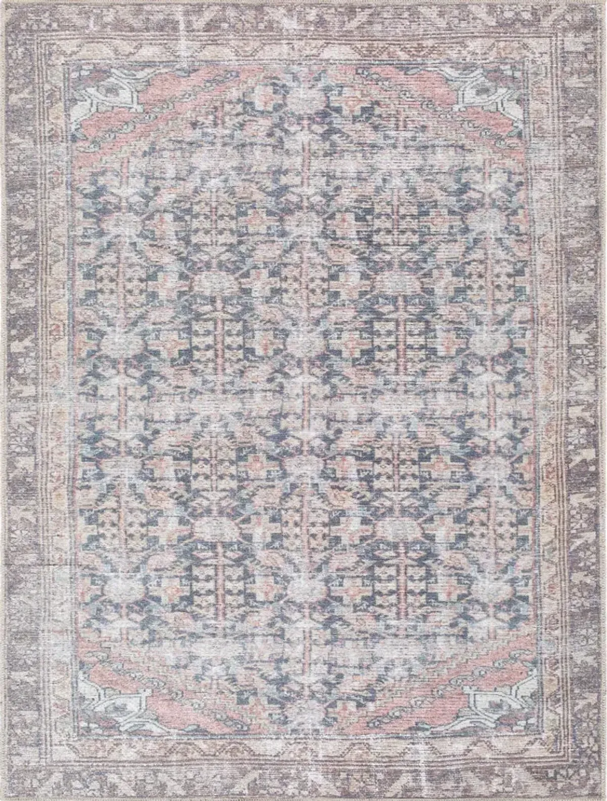 Vinny 6'7" x 9' Machine Woven Rug