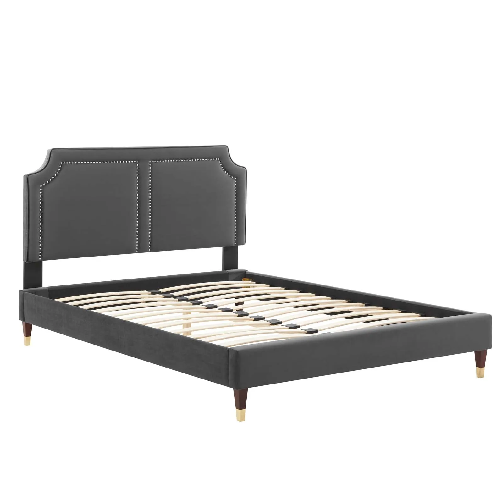 Novi Performance Velvet Queen Bed