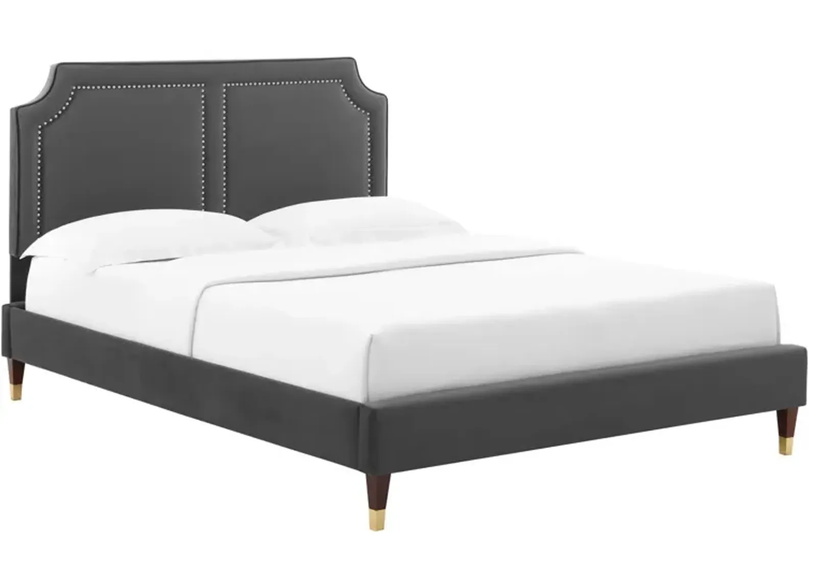 Novi Performance Velvet Queen Bed