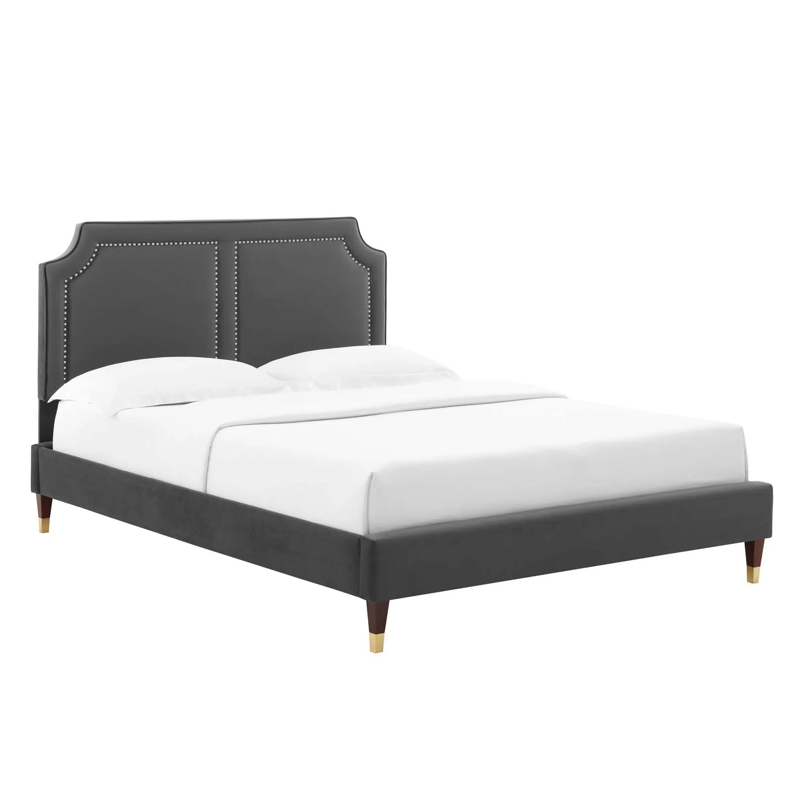 Novi Performance Velvet Queen Bed