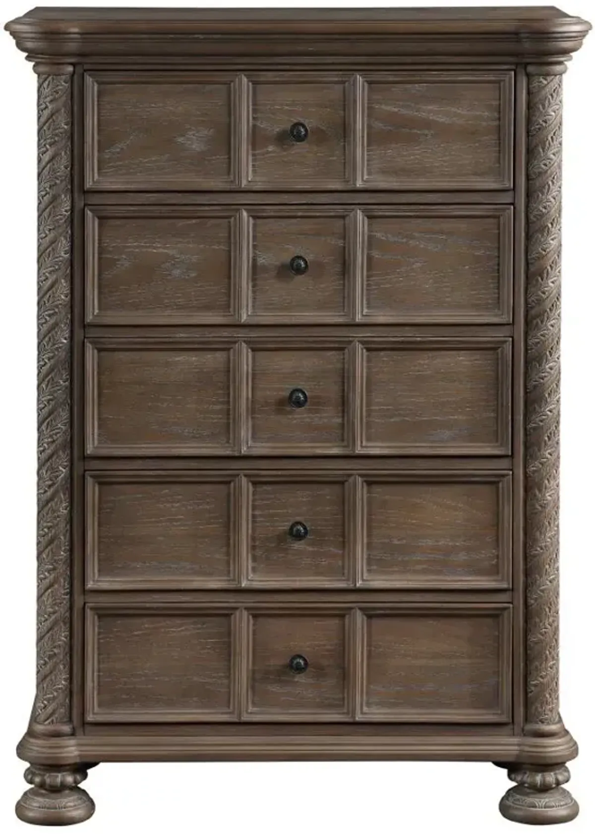 Emmett 5-drawer Chest Walnut