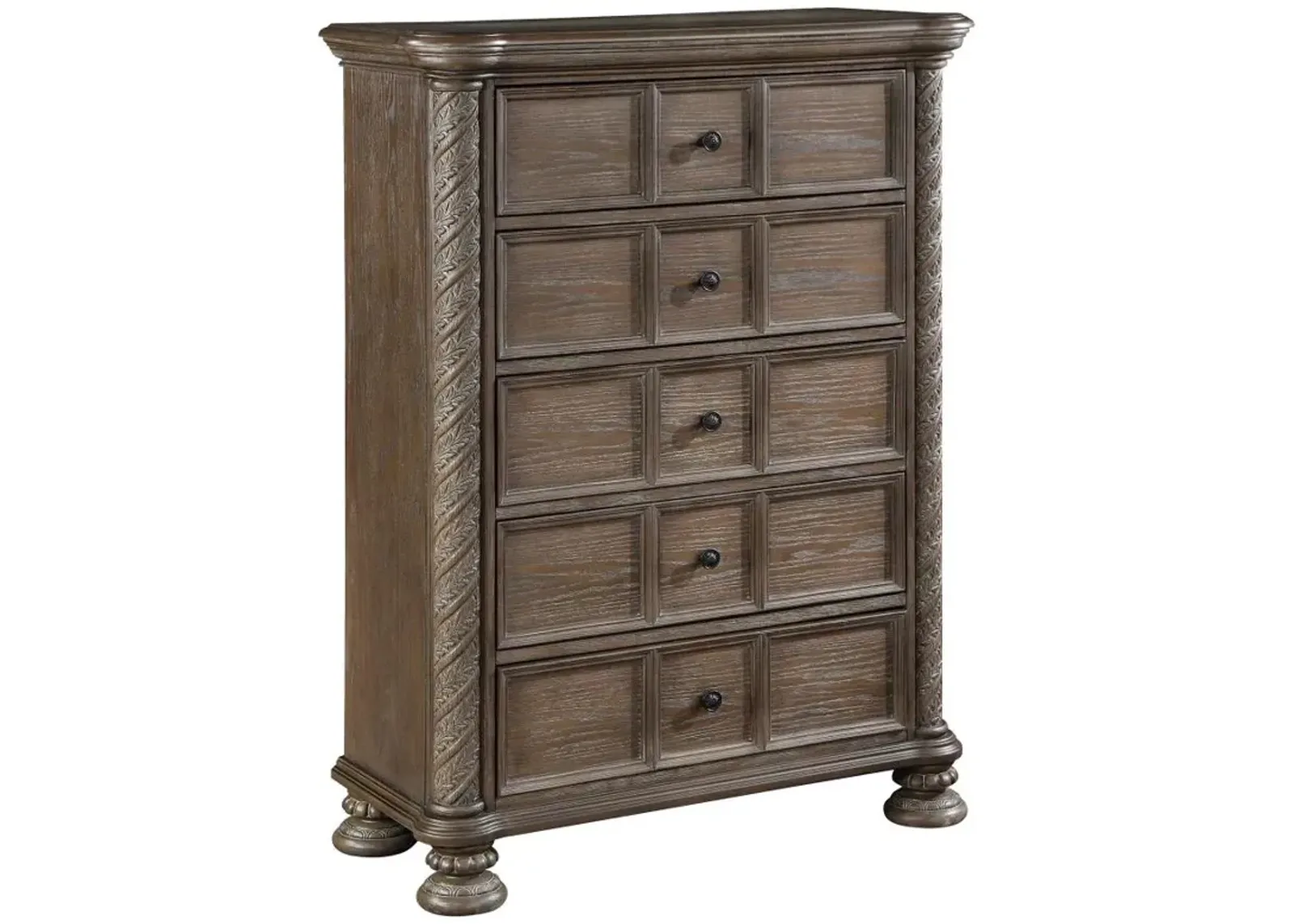 Emmett 5-drawer Chest Walnut