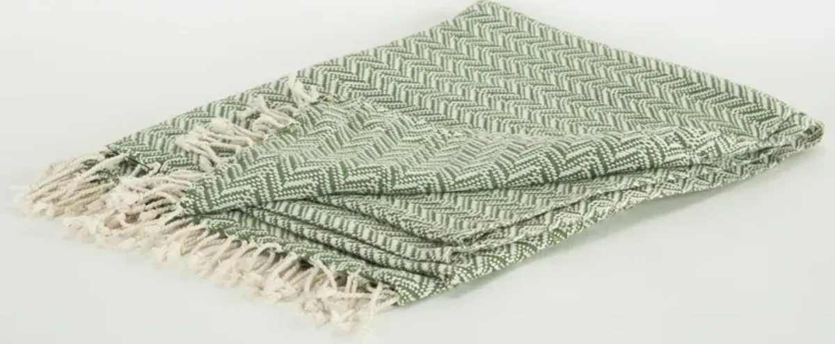 Chevron Grey Throw