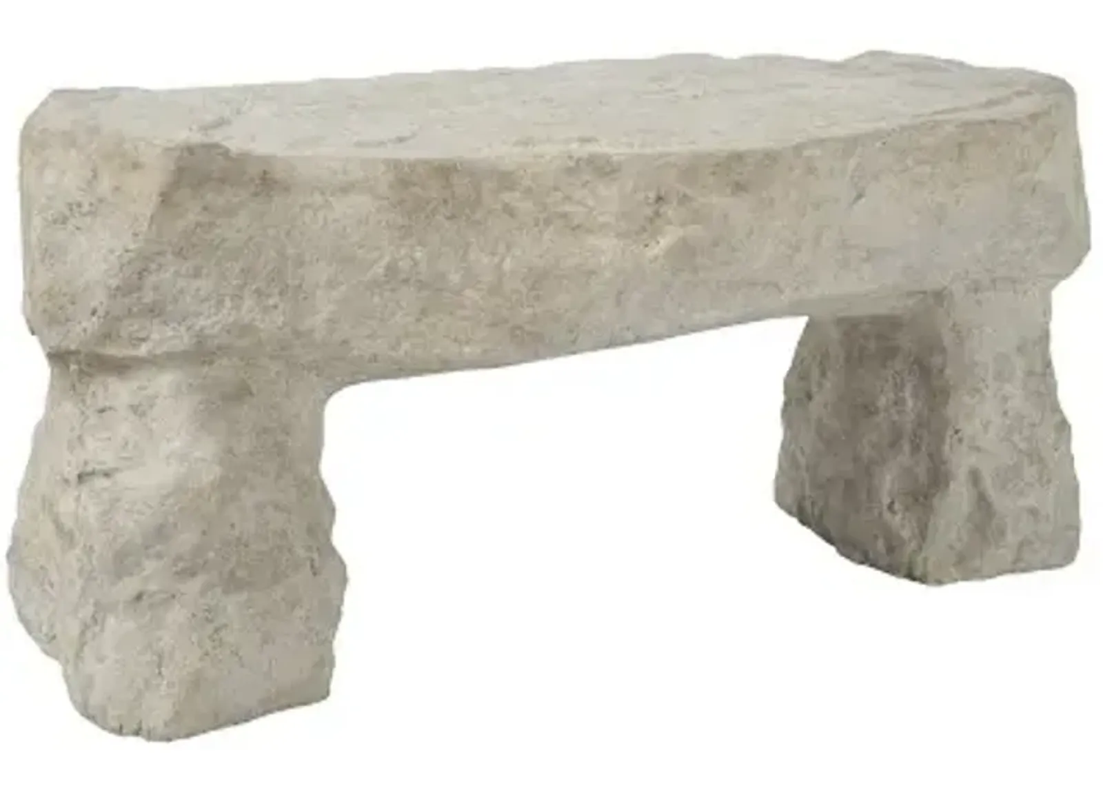 cast stone bench, roman stone