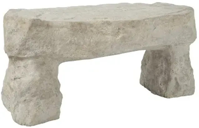 cast stone bench, roman stone