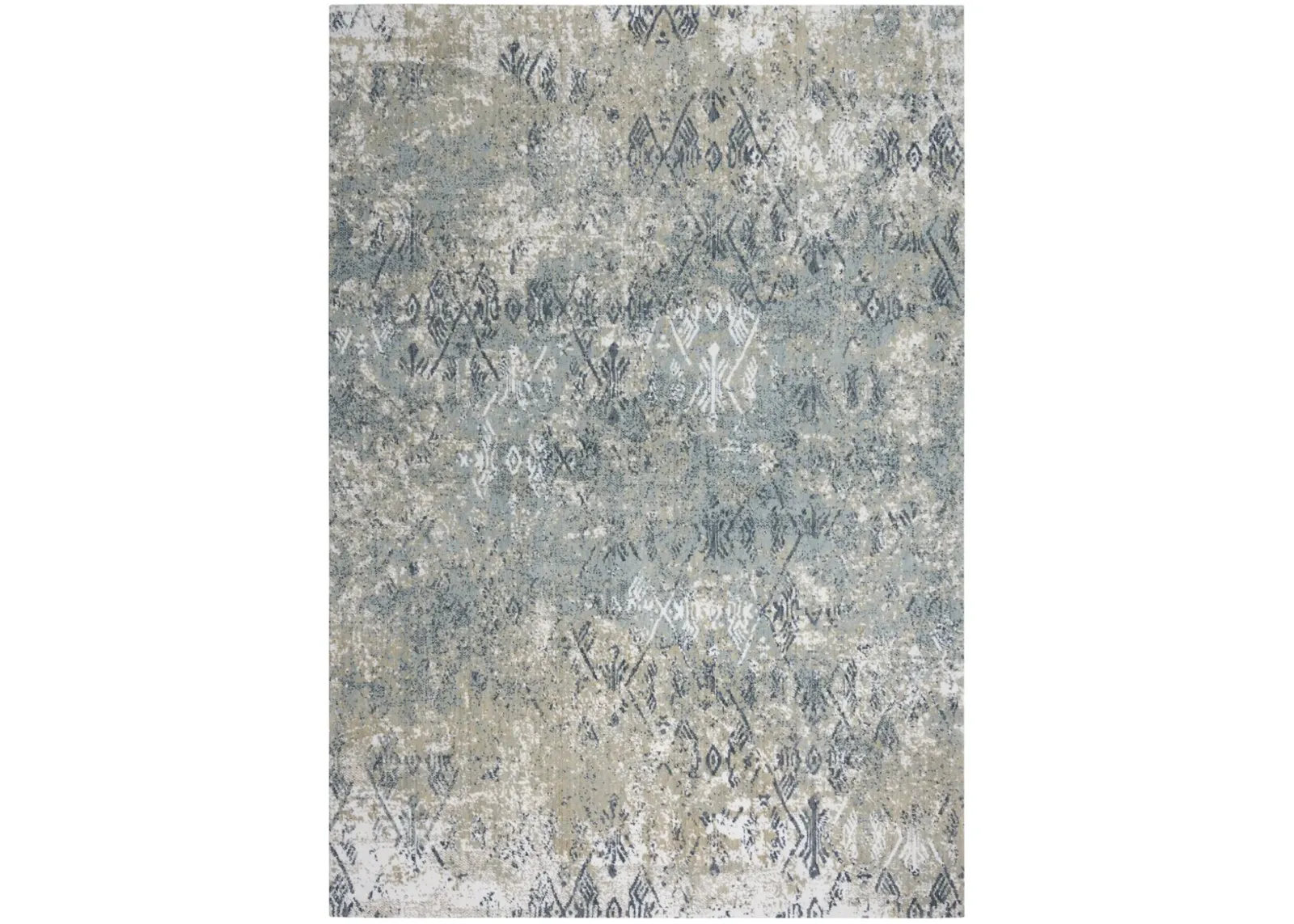 Elite Ivory  Recycled Polyester 8' x 10' Rectangle Rug