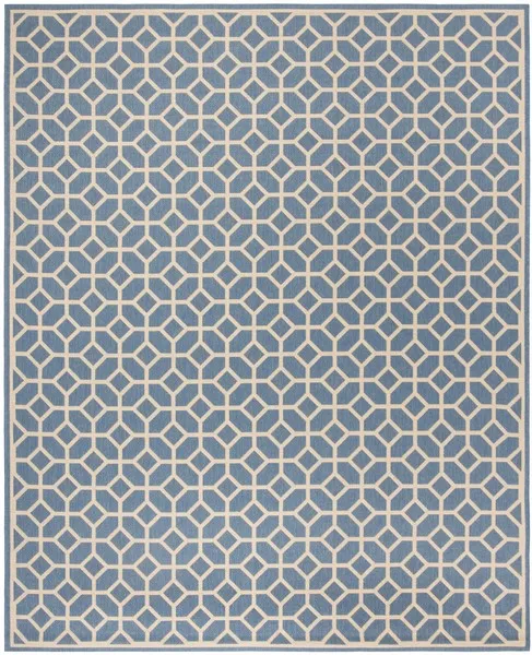 LINDEN 127 Collection LND127M-9 Blue / Creme 9' X 12'