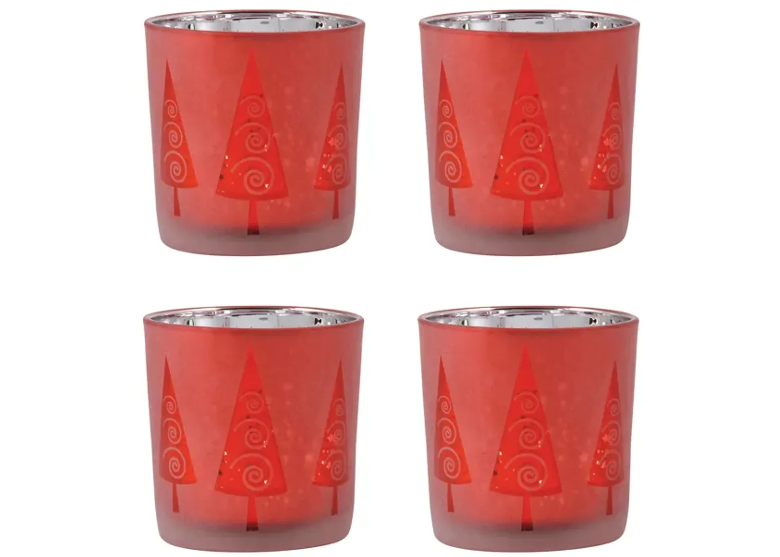 Modern Tree Votives (Set of 2)