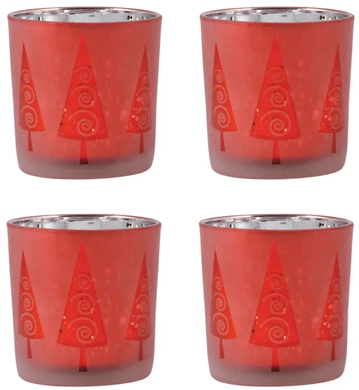 Modern Tree Votives (Set of 2)