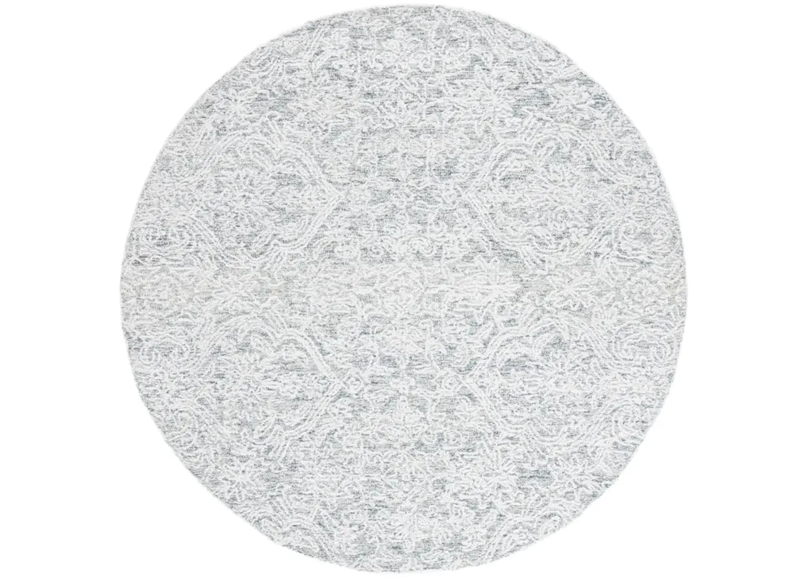 EBONY 209 LIGHT BLUE  6' x 6' Round Round Rug