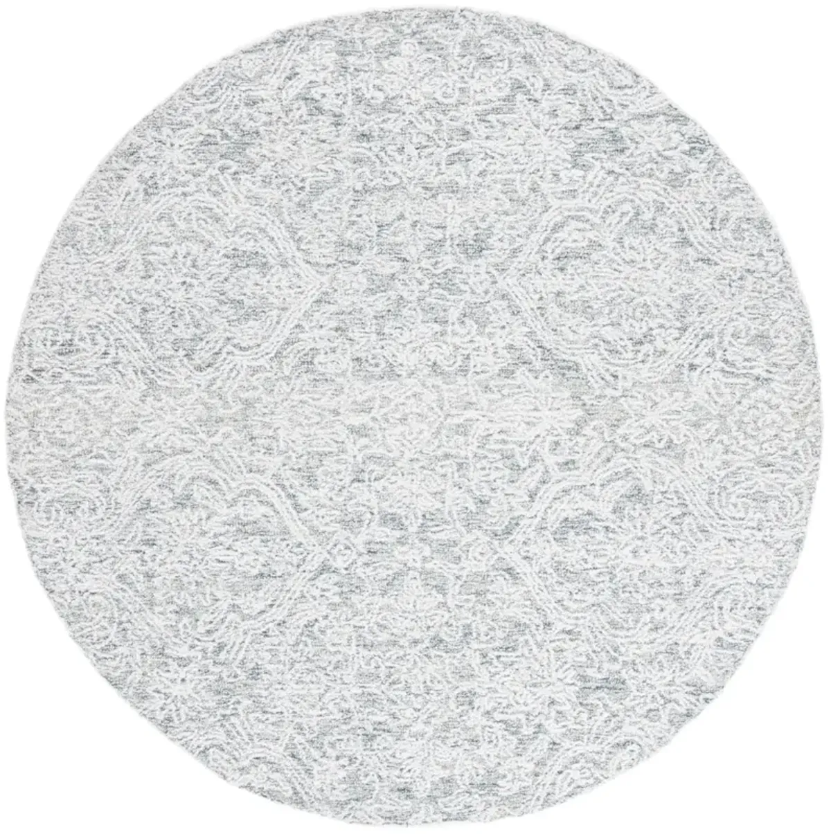 EBONY 209 LIGHT BLUE  6' x 6' Round Round Rug