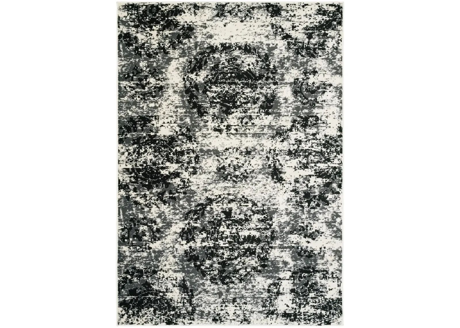 Izabella Modern Abstract Area Rug 5'2" x 7'2"