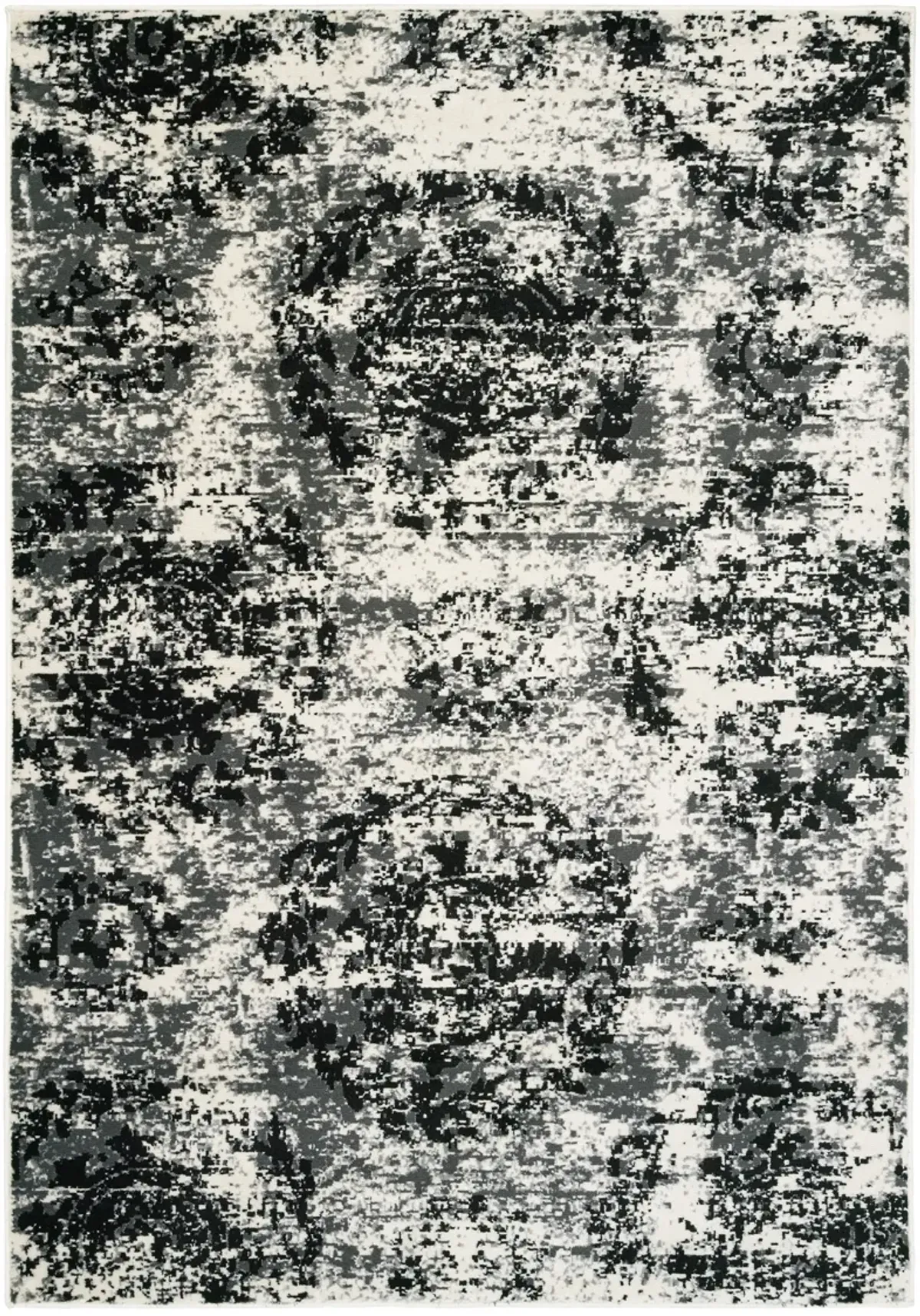 Izabella Modern Abstract Area Rug 5'2" x 7'2"