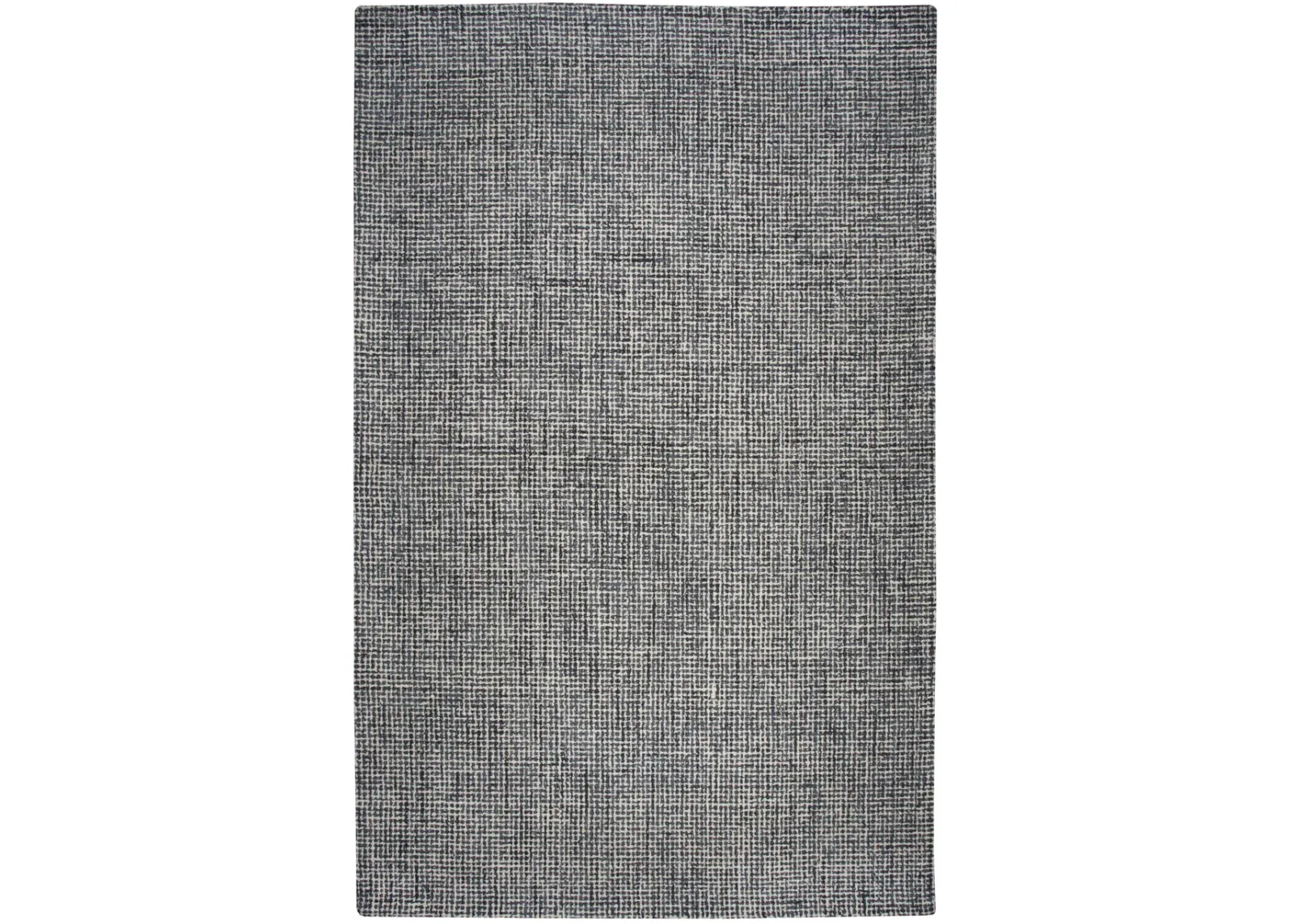 Brindleton Black/Ivory Tweed Wool 8' x 10' Rectangle Rug