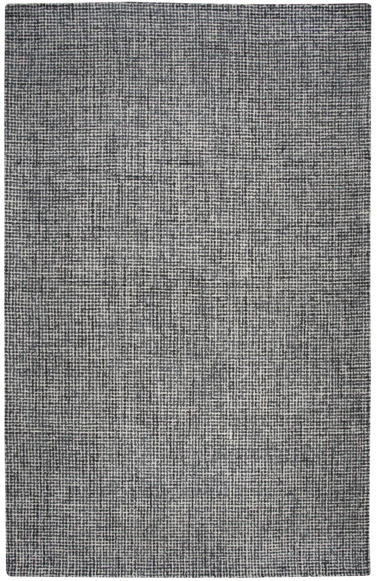 Brindleton Black/Ivory Tweed Wool 8' x 10' Rectangle Rug