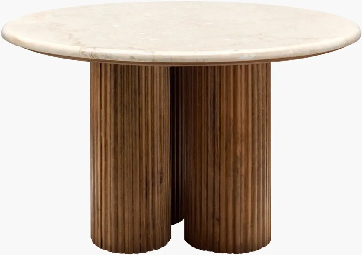 Basilia BSLA-002 17"H x 35"W x 35"D Coffee Table