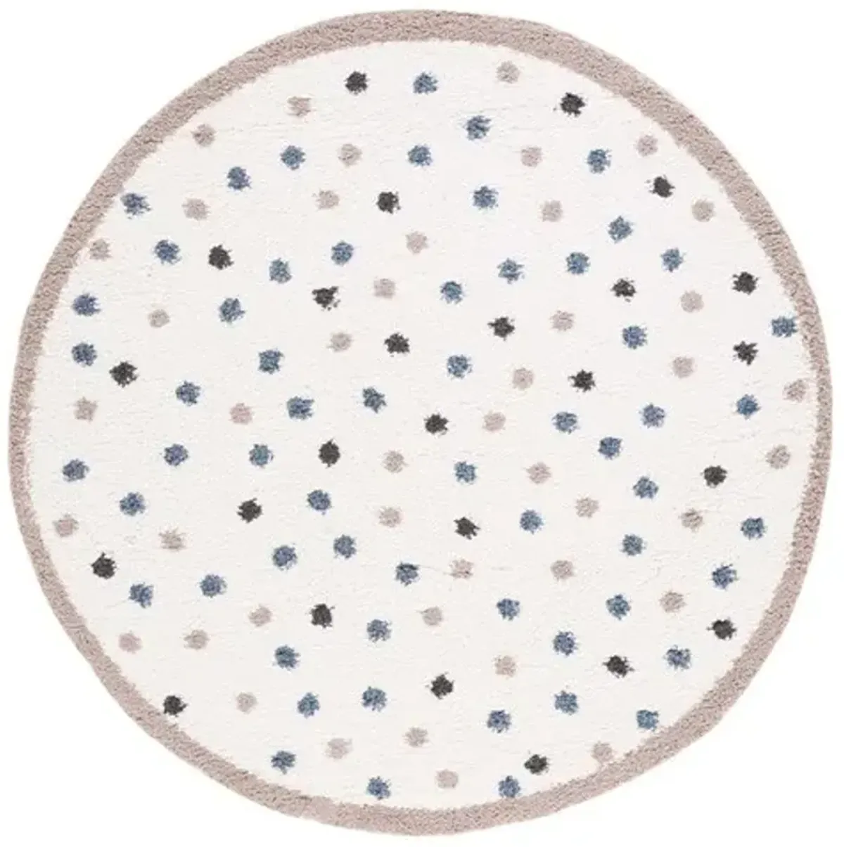 CALICO SHAG 102 Beige  6'-7' X 6'-7' Round Round Rug