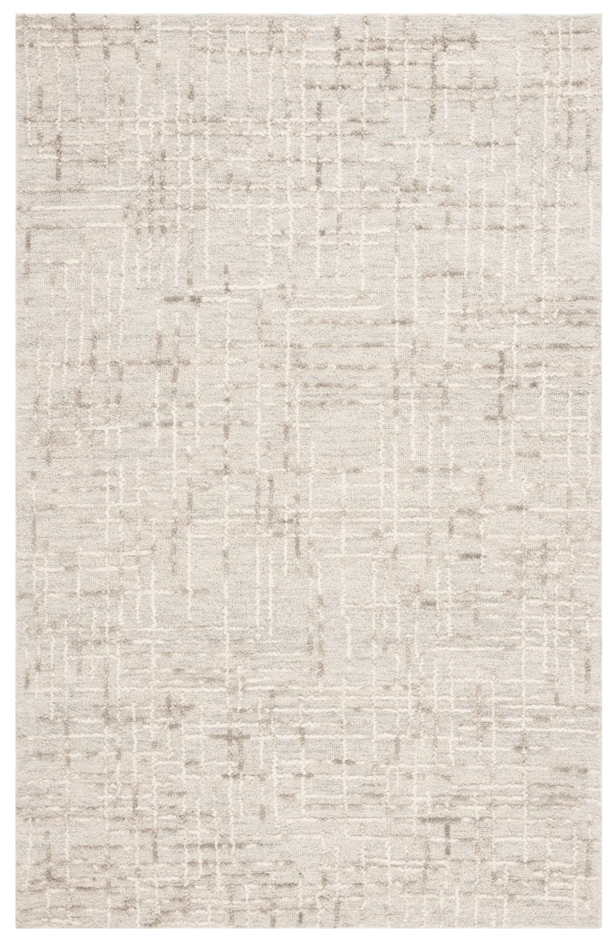 ABSTRACT Hand Tufted 5' x 8' area rug
