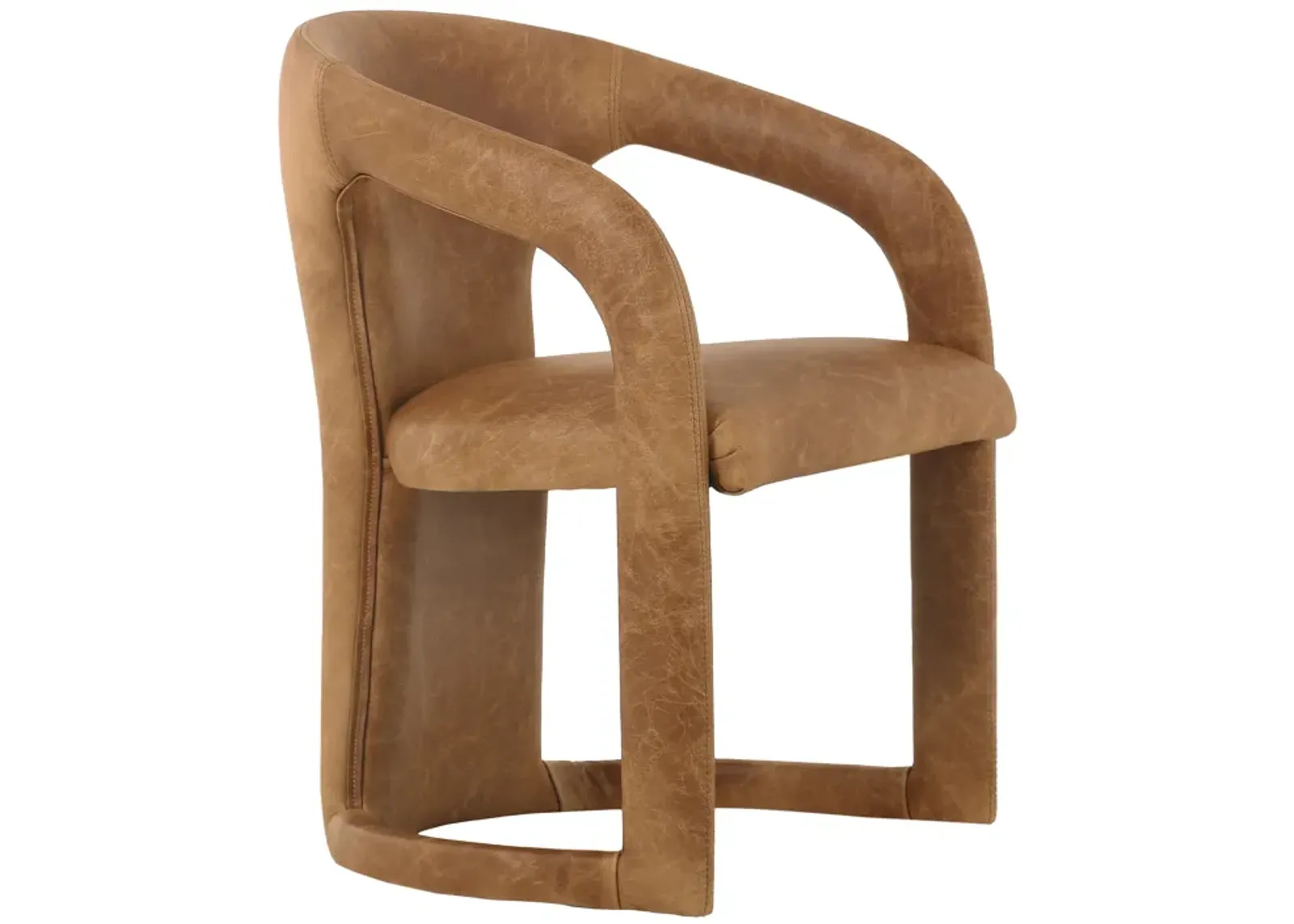 Archie Dining Chair in Tan