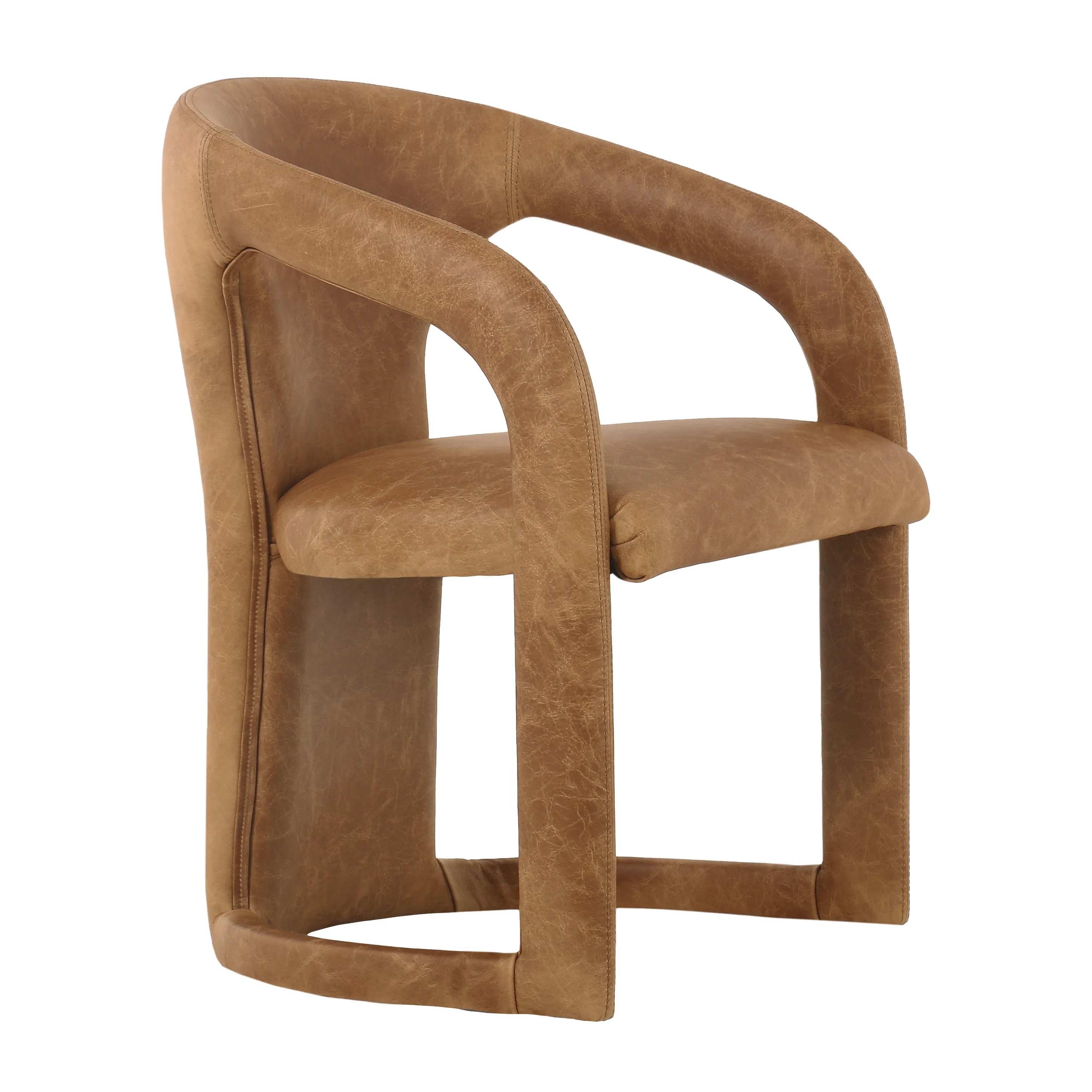 Archie Dining Chair in Tan