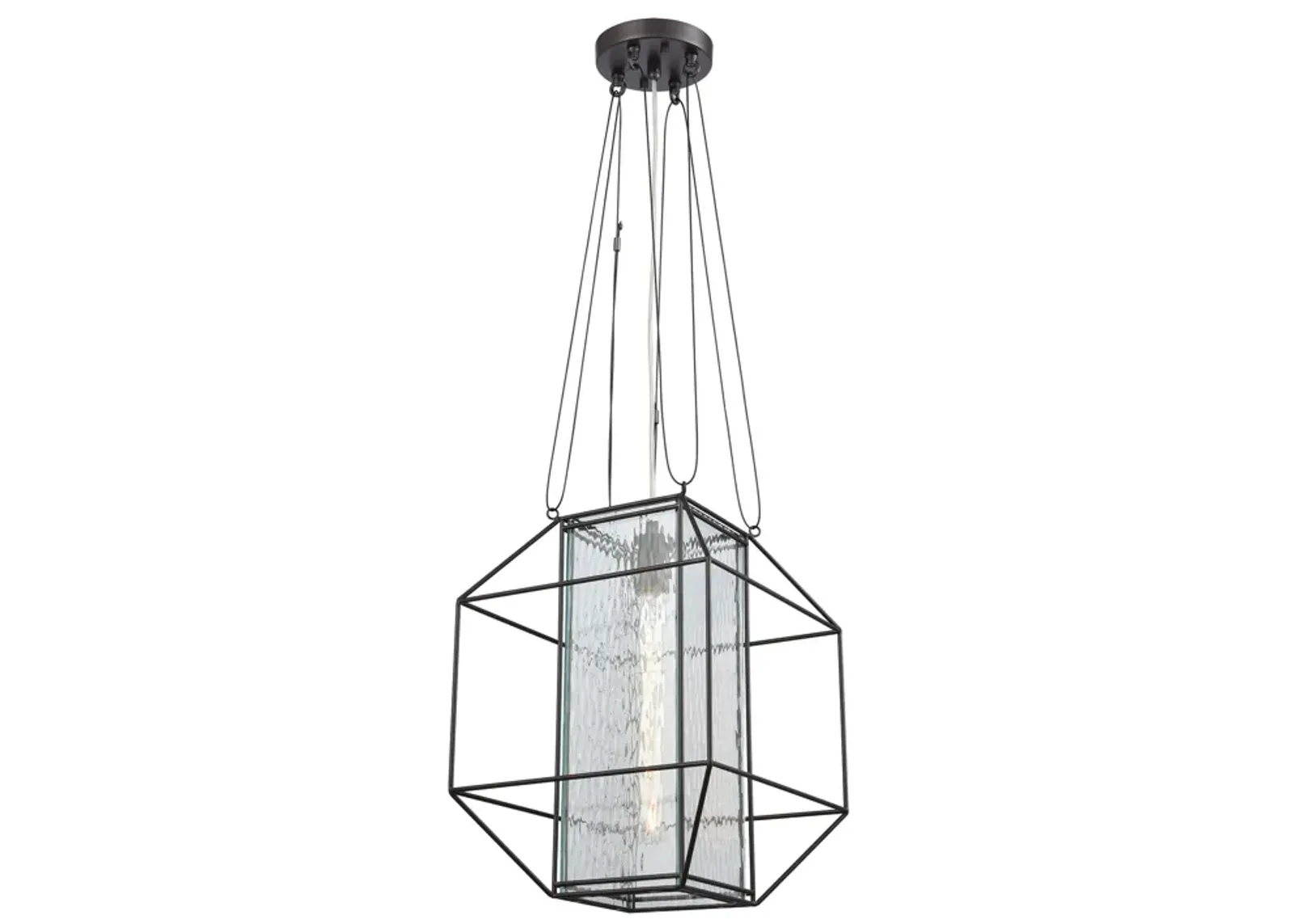 Waterbury 12" Wide 1-Light Mini Pendant - Oil Rubbed Bronze