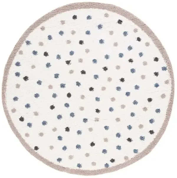 CALICO SHAG 102 Beige  6'-7' X 6'-7' Round Round Rug